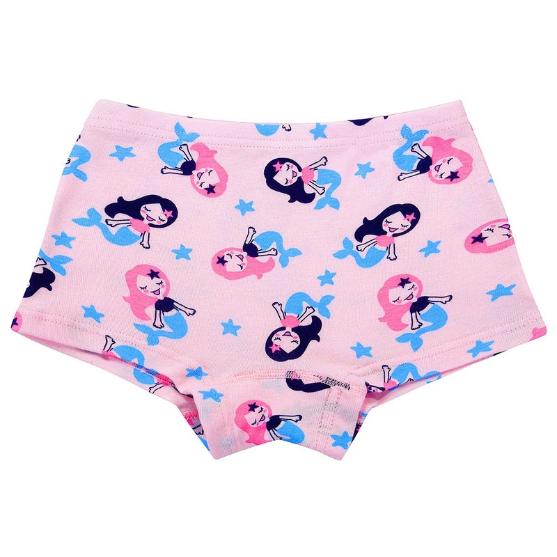 Cczmfeas Girls Hipster Cotton Underwear Boyshort Panties 6 Pack (C-6 Pack, 9-10 Years) - Image 2